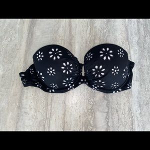 Victoria secret swimsuit bandeau strapless top